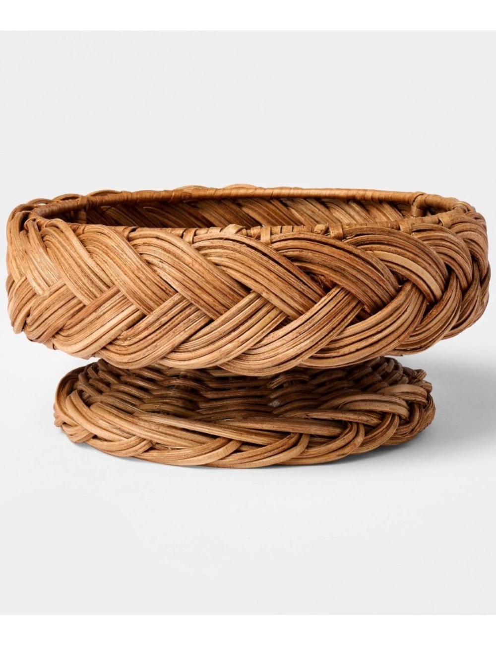 Braided Woven Rattan Wine Coaster - Threshold™ designed with Studio McGee